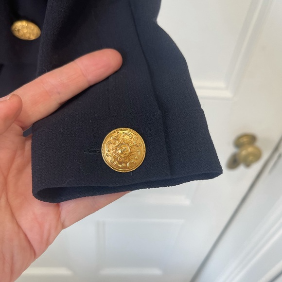 Vintage Chanel dress -buttons on it are fabulous - Picture 3 of 7